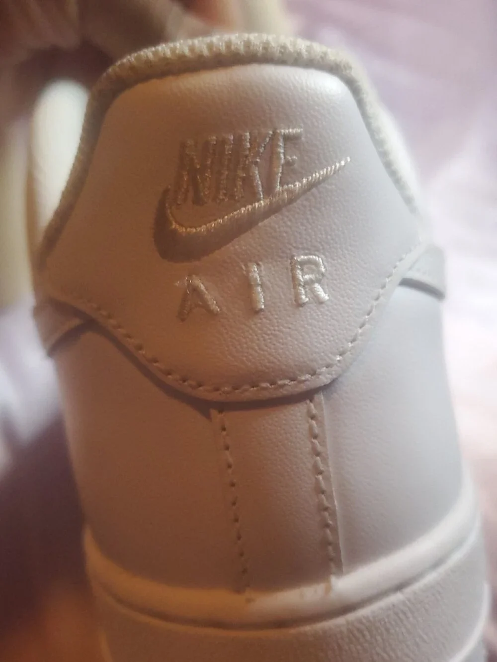 Nike White Low-Top Leather Sneakers